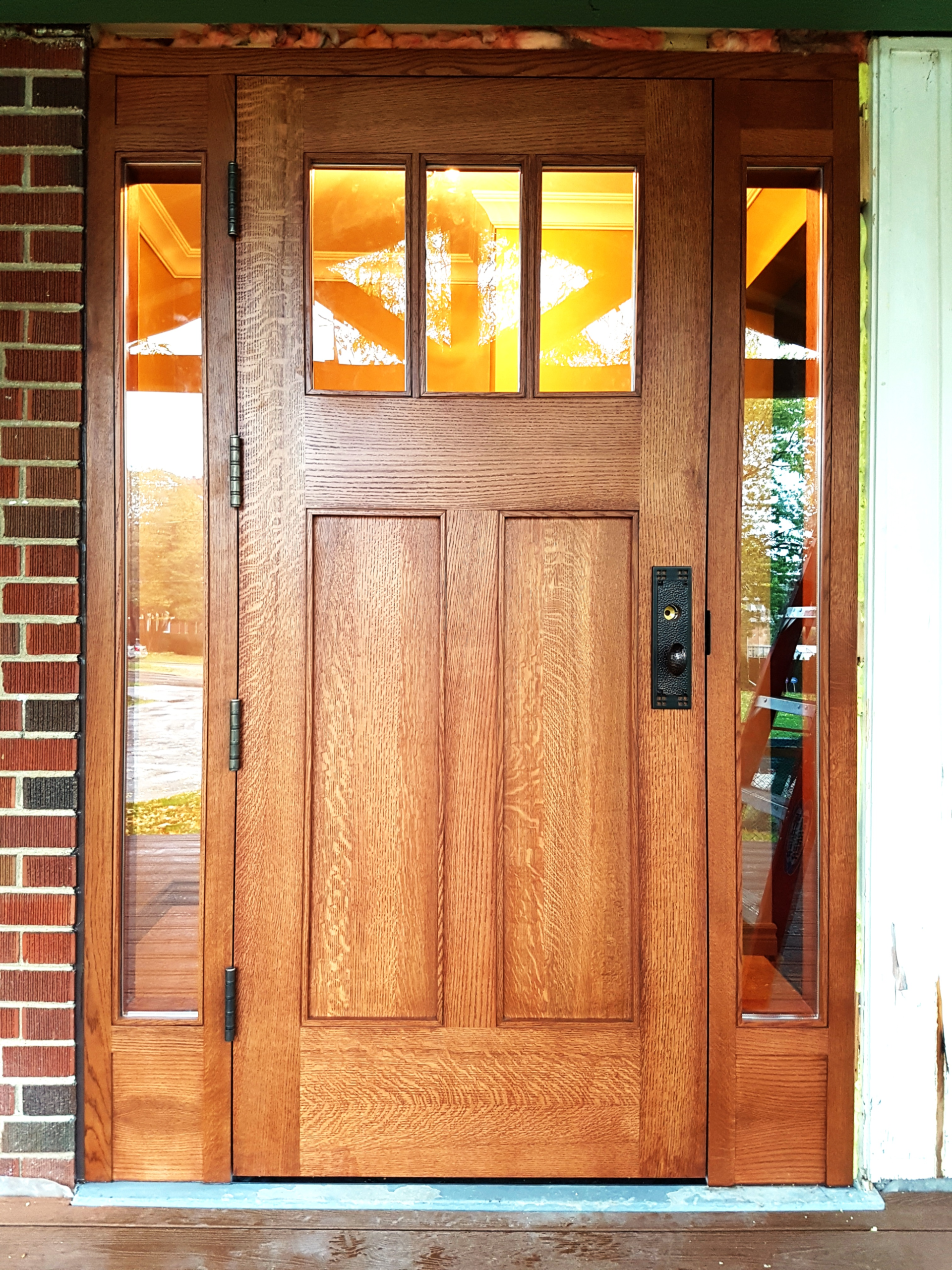quarter-sawn oak entry door — toronto