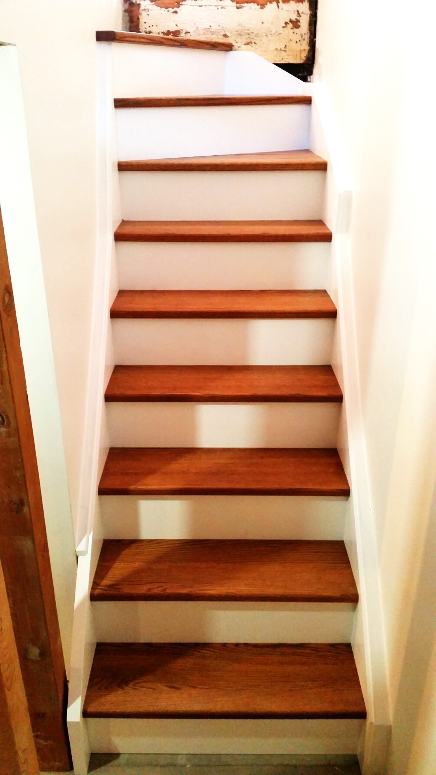 winding oak staircase — toronto